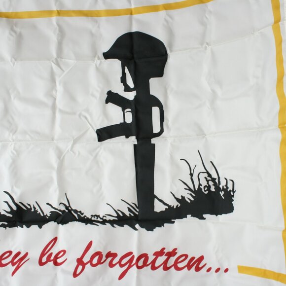 Valley Forge 3'x5' Nylon Lest They Be Forgotten Flag For The Fallen Military USA - Picture 6 of 8